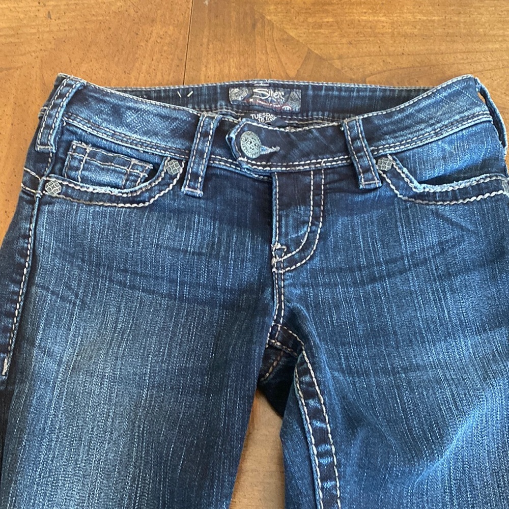 Silver jeans 25 Tuesday 16 1/2 stretch jeans
